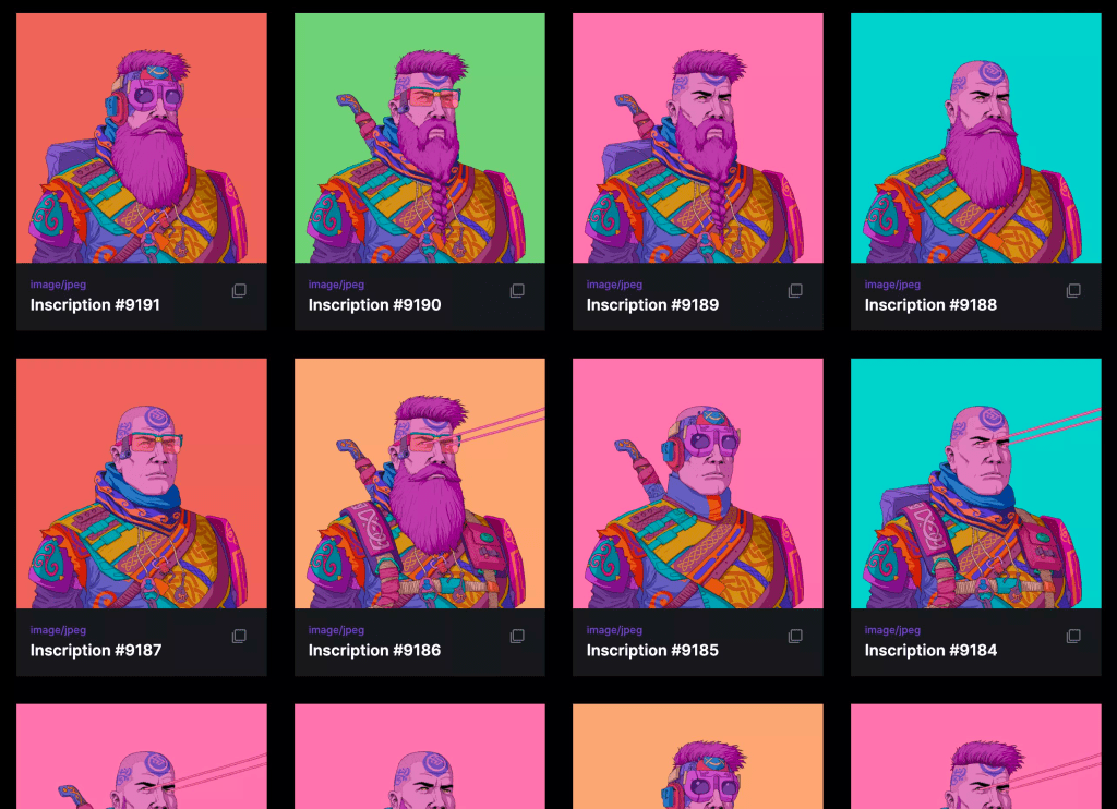 Inscription 2,247 – Vaporwave&nbsp;Vikings